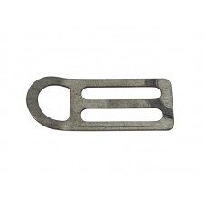 Stainless buckle-stopper with a semicircle for a weight belt