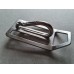 Metal weight holder with belt ring and carabiner